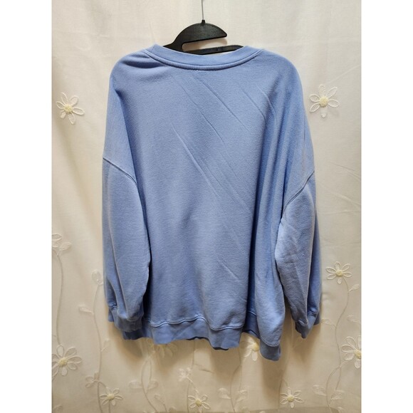 Old Navy Women XL Light Blue Oversized Sweater Basic Comfort Soft Solid Lounge - Picture 10 of 12
